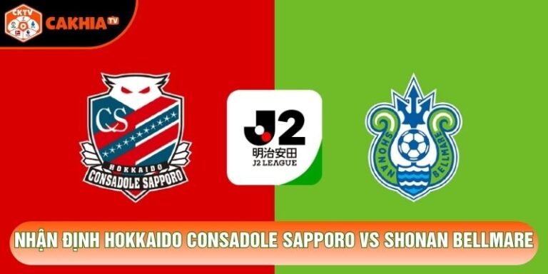 Nhận Định Hokkaido Consadole Sapporo Vs Shonan Bellmare, 11h00 Ngày 31/10 - J2 League